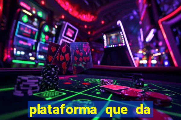 plataforma que da bonus no cadastro e saca no free